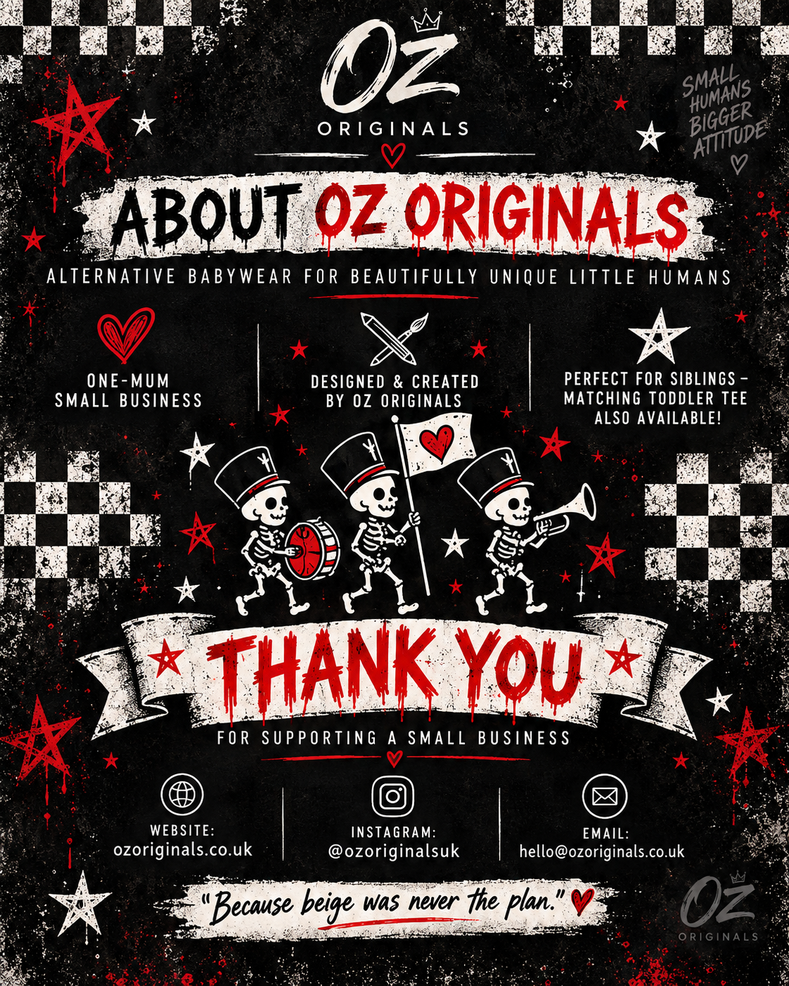 Welcome to the Nap Parade Baby Vest – Alternative Emo Baby Clothing | Black or White