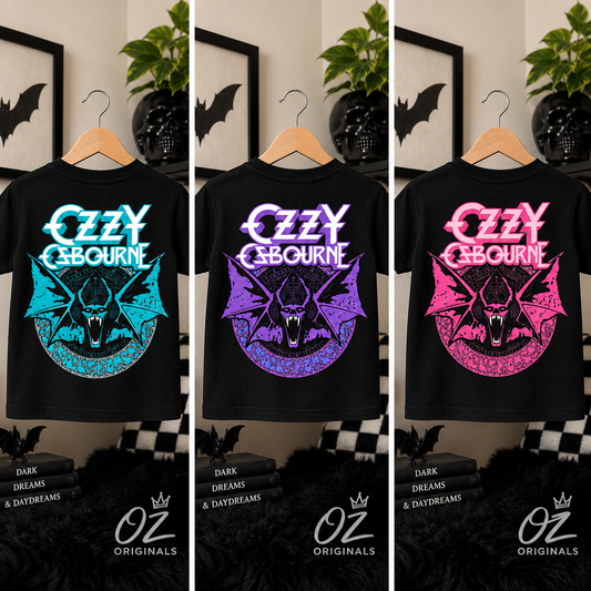 🖤 Ozzy Osbourne Inspired Toddler T-Shirt | Alternative Rock Kids Tee