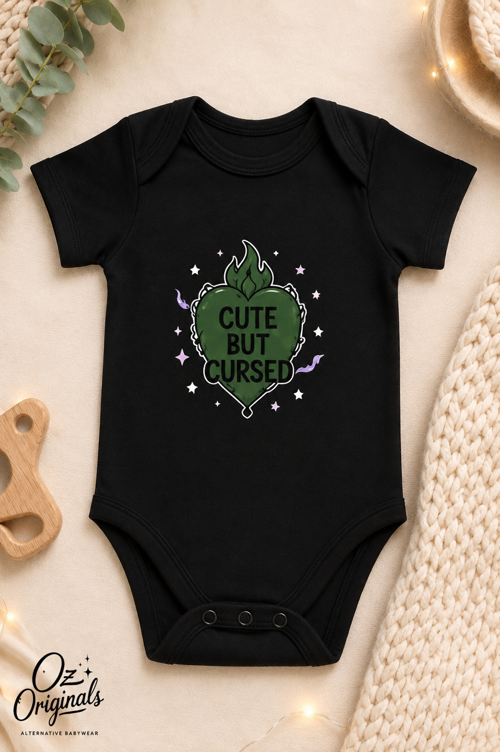Cute But Cursed Halloween Baby Vest | October Oddities