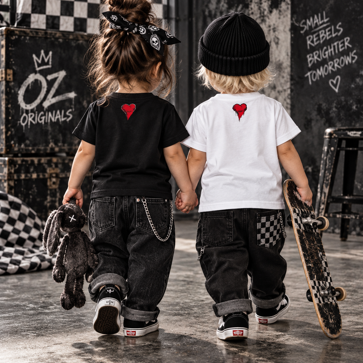 The Used Inspired Toddler T-Shirt | Alternative Kids Rock Tee | Black or White