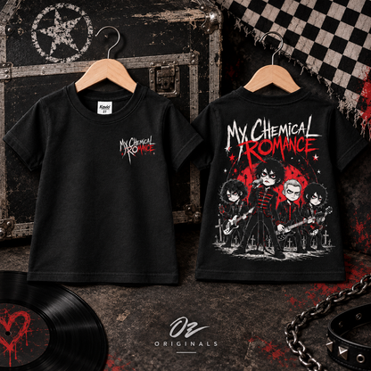 My Chemical Romance Toddler T-Shirt – Black & Red Alternative Band Tee