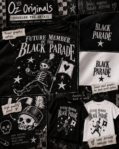 Toy Division Toddler T-Shirt | Alternative Post-Punk Kids Tee | Black or White