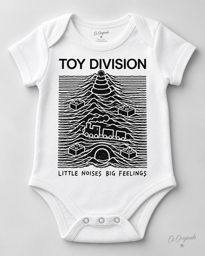 Toy Division Baby Vest | Alternative Baby Clothes | Black or White