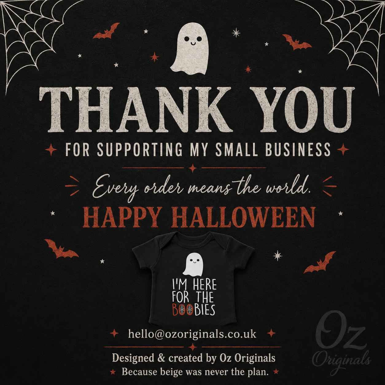 I’m Here for the Boobies Baby Vest | Halloween Baby Bodysuit | Funny Ghost Baby Outfit | Alternative Goth Baby Clothes | OctOdd007 👻