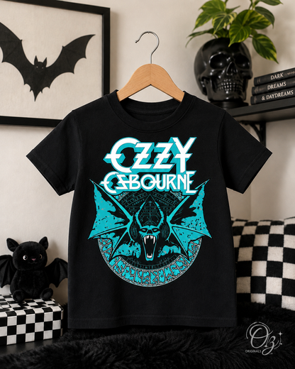 🖤 Ozzy Osbourne Inspired Baby Vest & Toddler T-Shirt | Alternative Rock Baby & Kids Tee