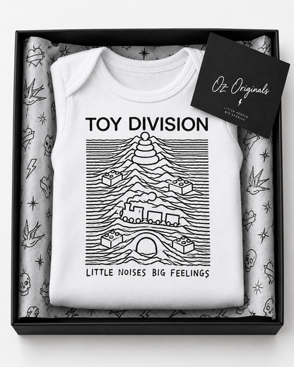 Toy Division Baby Vest | Alternative Baby Clothes | Black or White