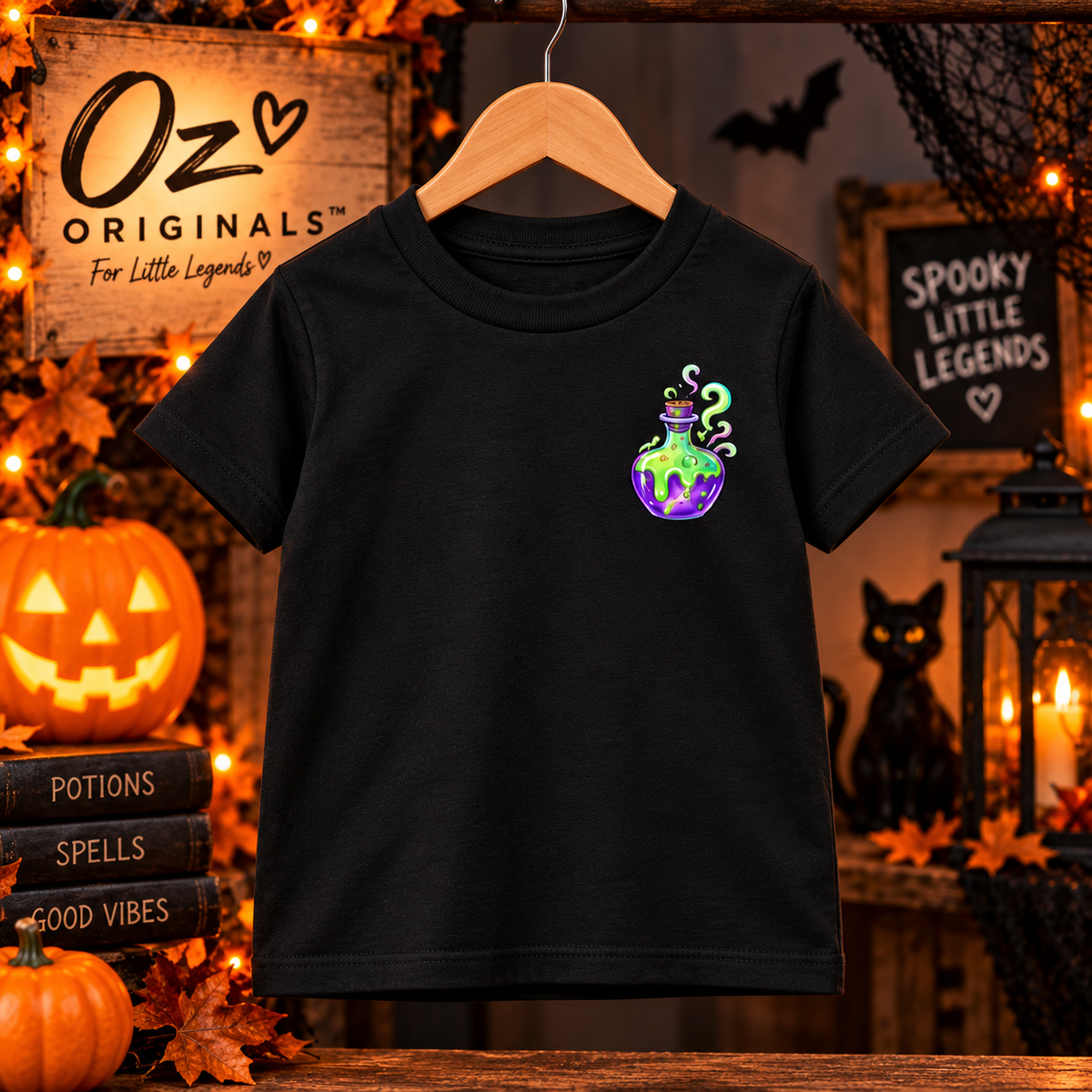 Pick Your Poison Toddler Tee | Colourful Halloween Kids T-Shirt | Alternative Spooky Toddler Tee