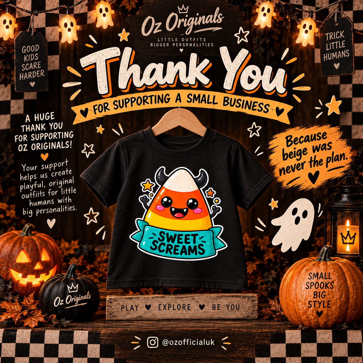 Sweet Screams Toddler T-Shirt – Black Halloween Candy Corn Tee 🍬 🧡
