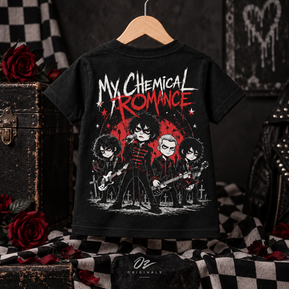 My Chemical Romance Toddler T-Shirt – Black & Red Alternative Band Tee