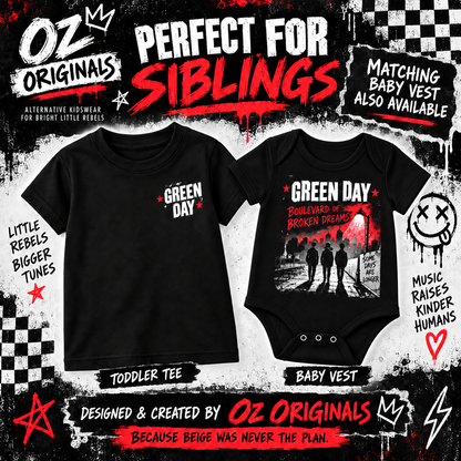 Green Day – Boulevard of Broken Dreams Toddler Tee | Baby Bands Collection