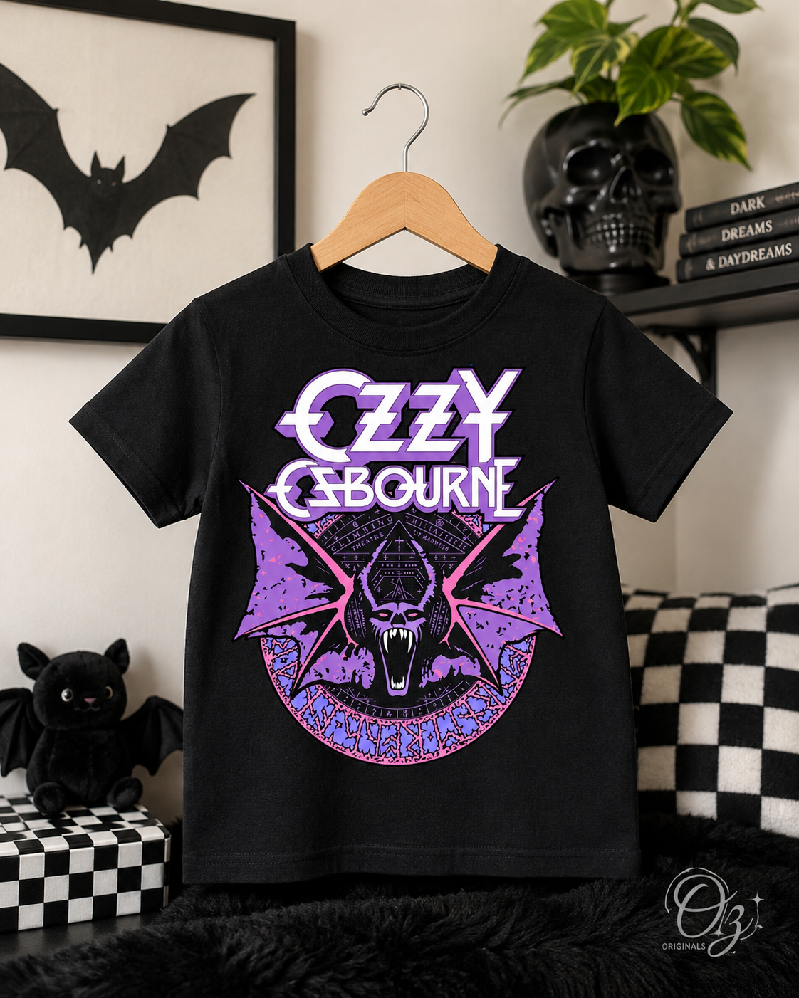 🖤 Ozzy Osbourne Inspired Baby Vest & Toddler T-Shirt | Alternative Rock Baby & Kids Tee