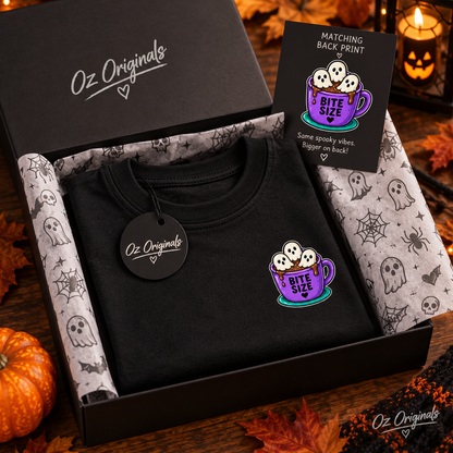 Bite Size Ghosts Halloween Toddler Tee | October Oddities