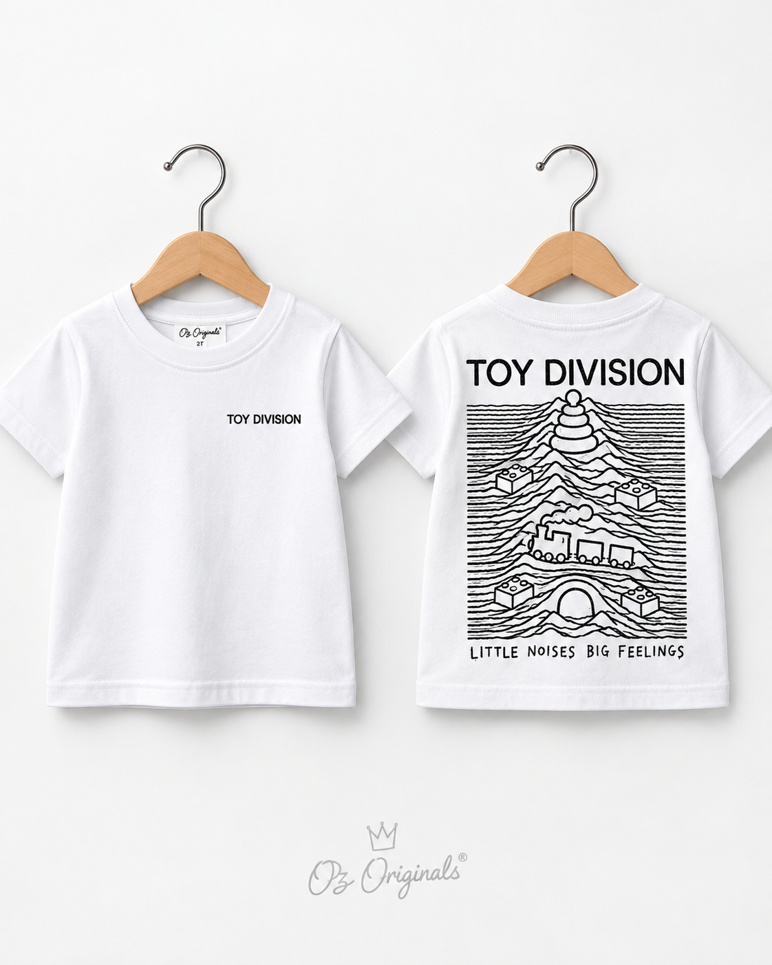 Toy Division Baby Vest | Alternative Baby Clothes | Black or White