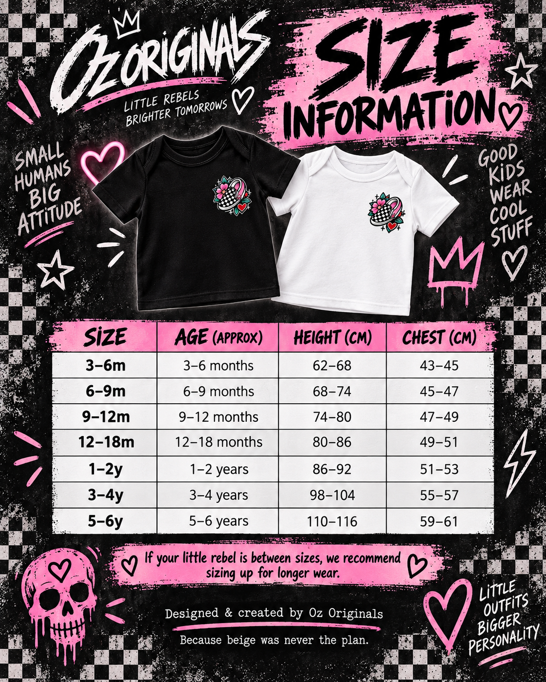 My Mama Told Me It’s Not a Phase Baby Vest | Alternative Baby Bodysuit | Black or White