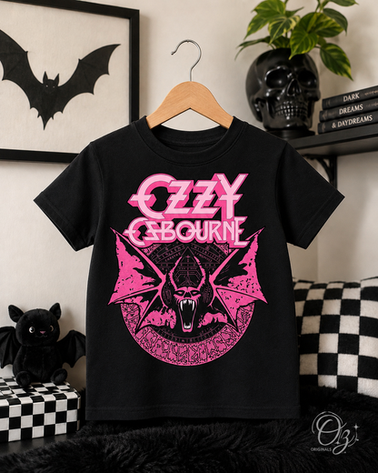 🖤 Ozzy Osbourne Inspired Baby Vest & Toddler T-Shirt | Alternative Rock Baby & Kids Tee