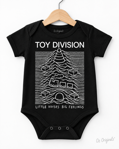 Toy Division Baby Vest | Alternative Baby Clothes | Black or White