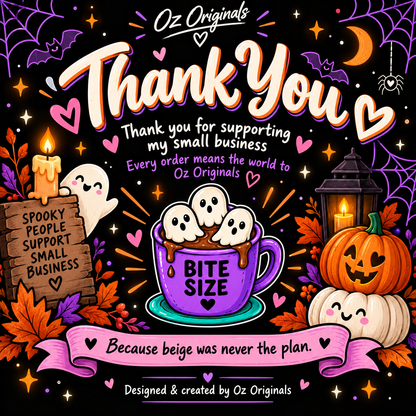 Bite Size Ghosts Halloween Baby Vest | October Oddities