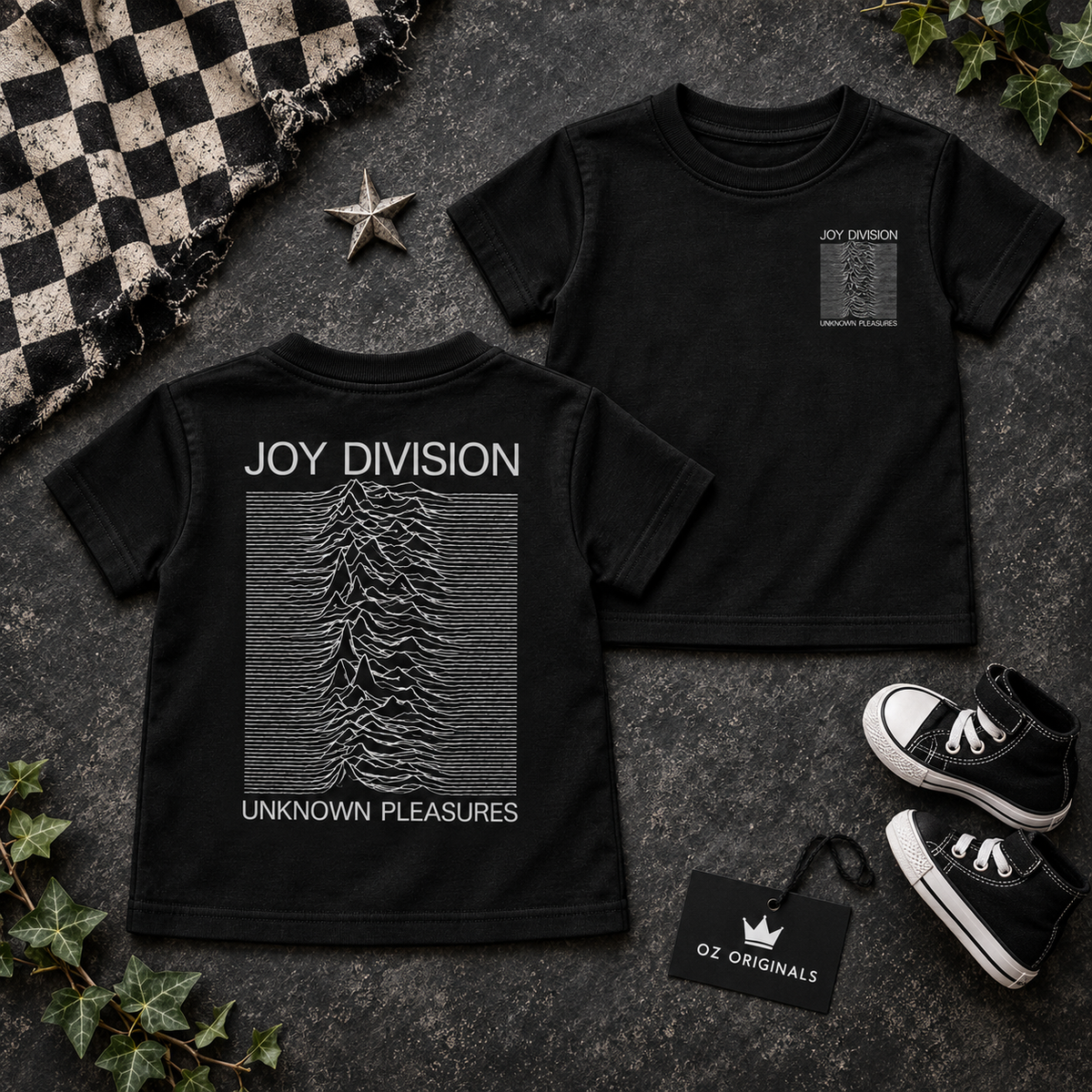 Joy Division – Unknown Pleasures Toddler Tee 🖤