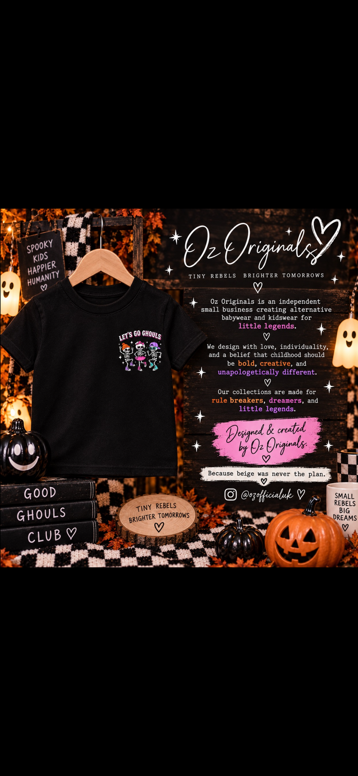 Let’s Go Ghouls Toddler Tee | Alternative Halloween Kids T-Shirt | October Oddities ☠️