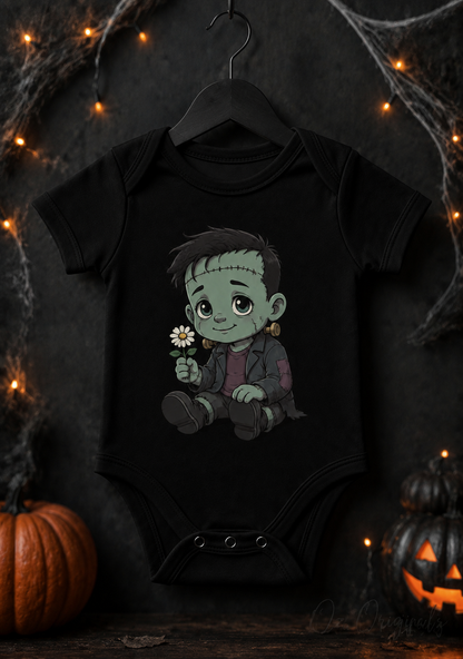 Little Horror Icons Black Baby Vest – Choose Your Character or Group