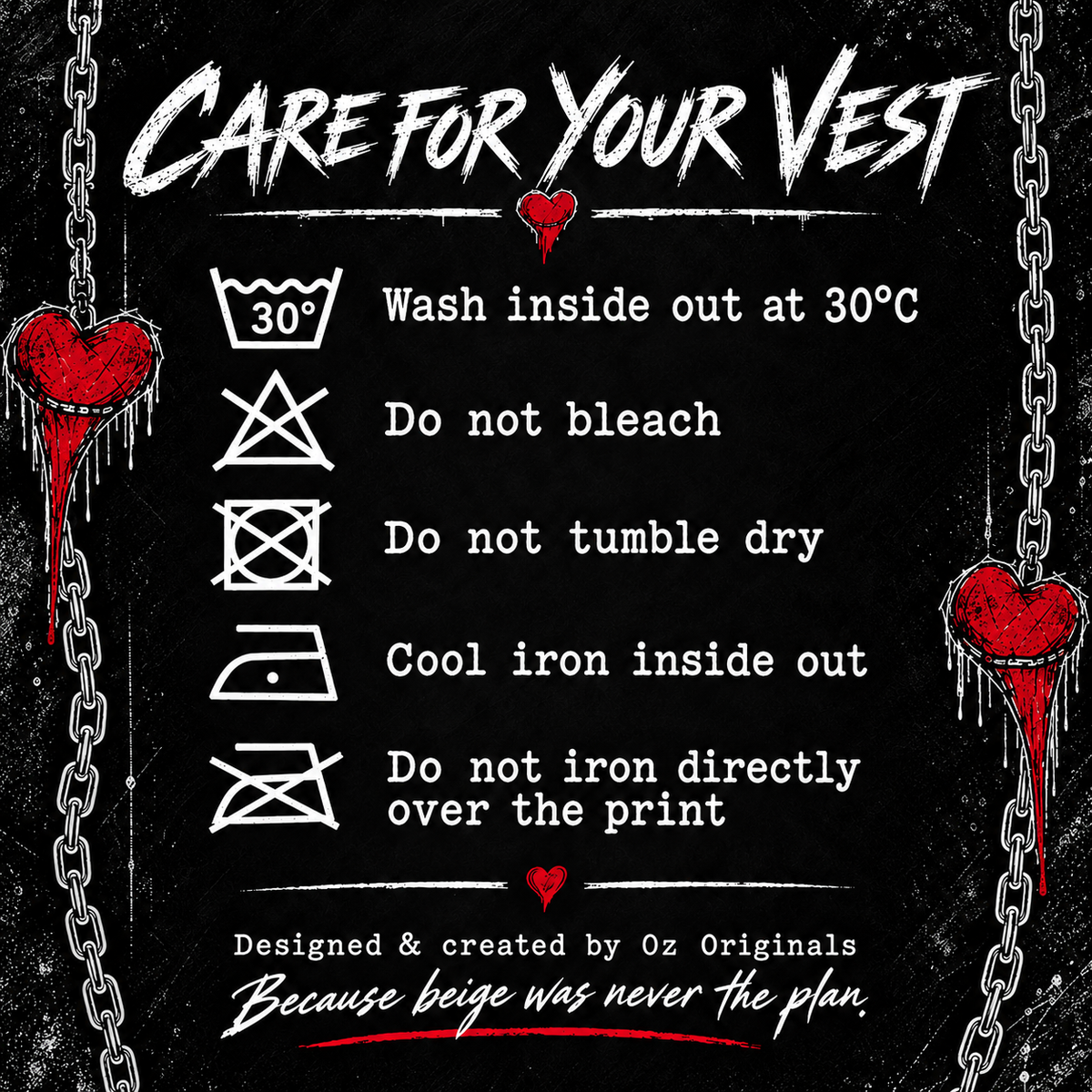 The Used Inspired Baby Vest – Alternative Baby Clothes – Black or White