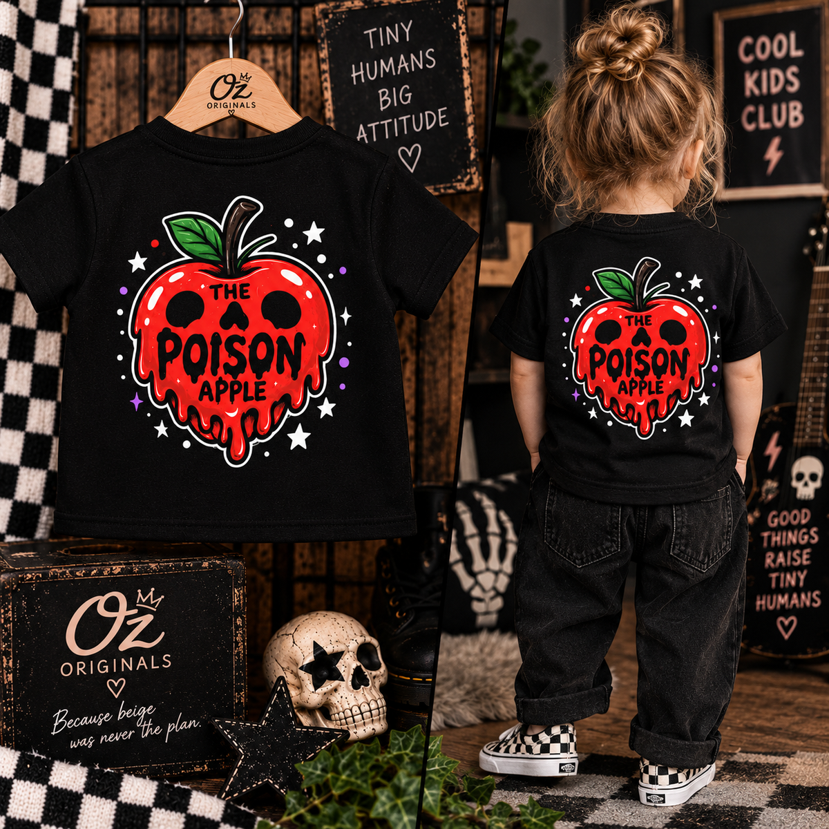 The Poison Apple Baby Vest & Toddler T-Shirt | Alternative Baby & Kids Clothing
