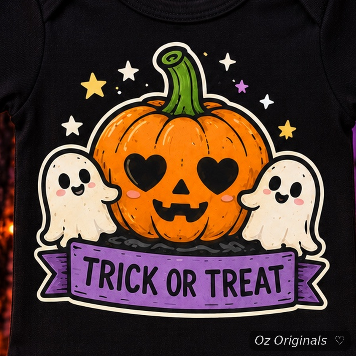 Trick or Treat Baby Vest | Halloween Pumpkin & Ghost Baby Bodysuit | October Oddities 🎃👻