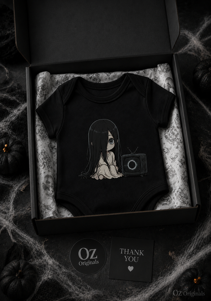 Little Horror Icons Black Baby Vest – Choose Your Character or Group