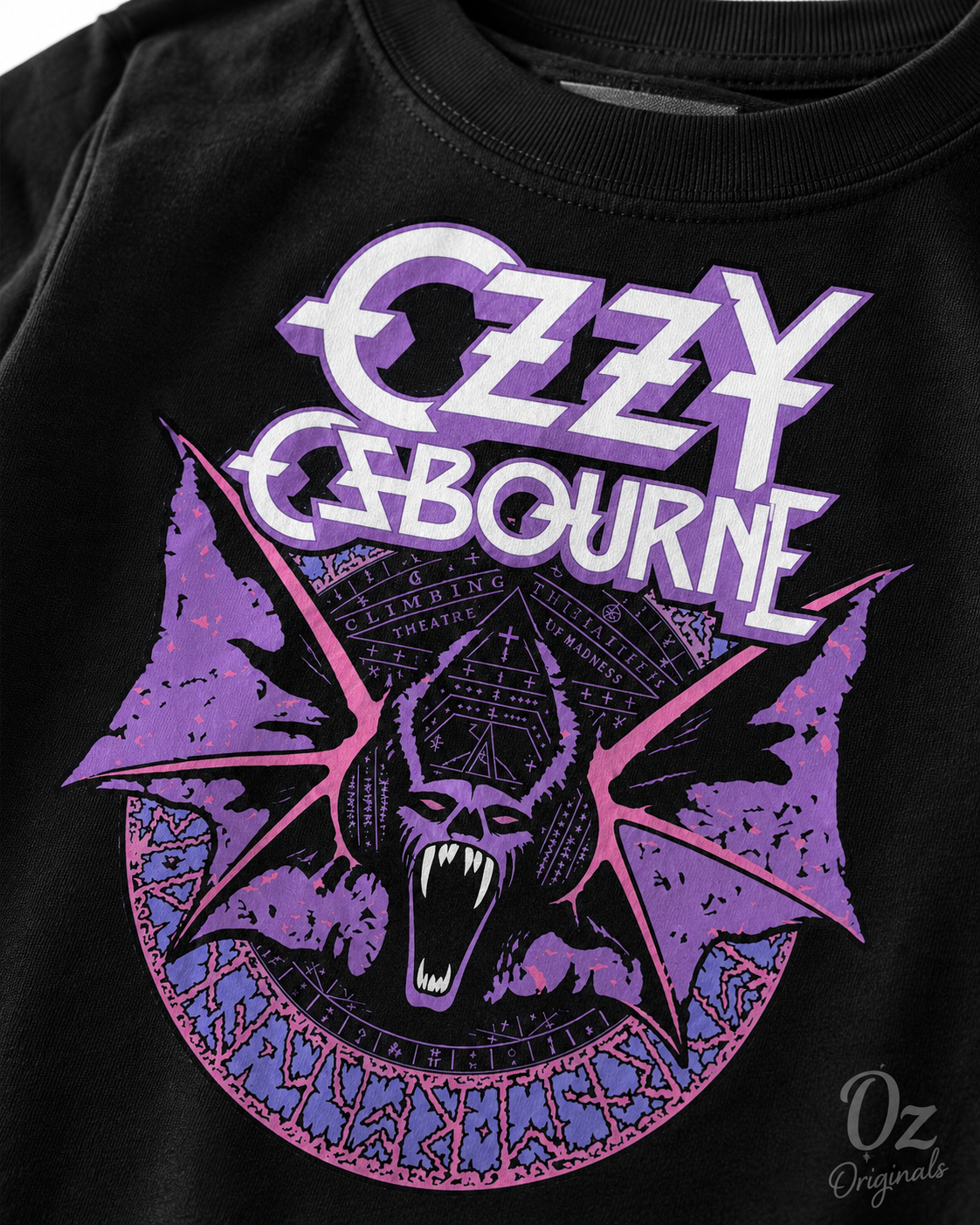 🖤 Ozzy Osbourne Inspired Baby Vest & Toddler T-Shirt | Alternative Rock Baby & Kids Tee
