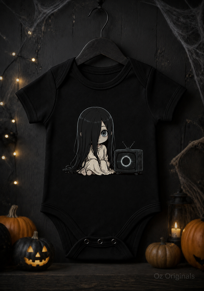 Little Horror Icons Black Baby Vest – Choose Your Character or Group