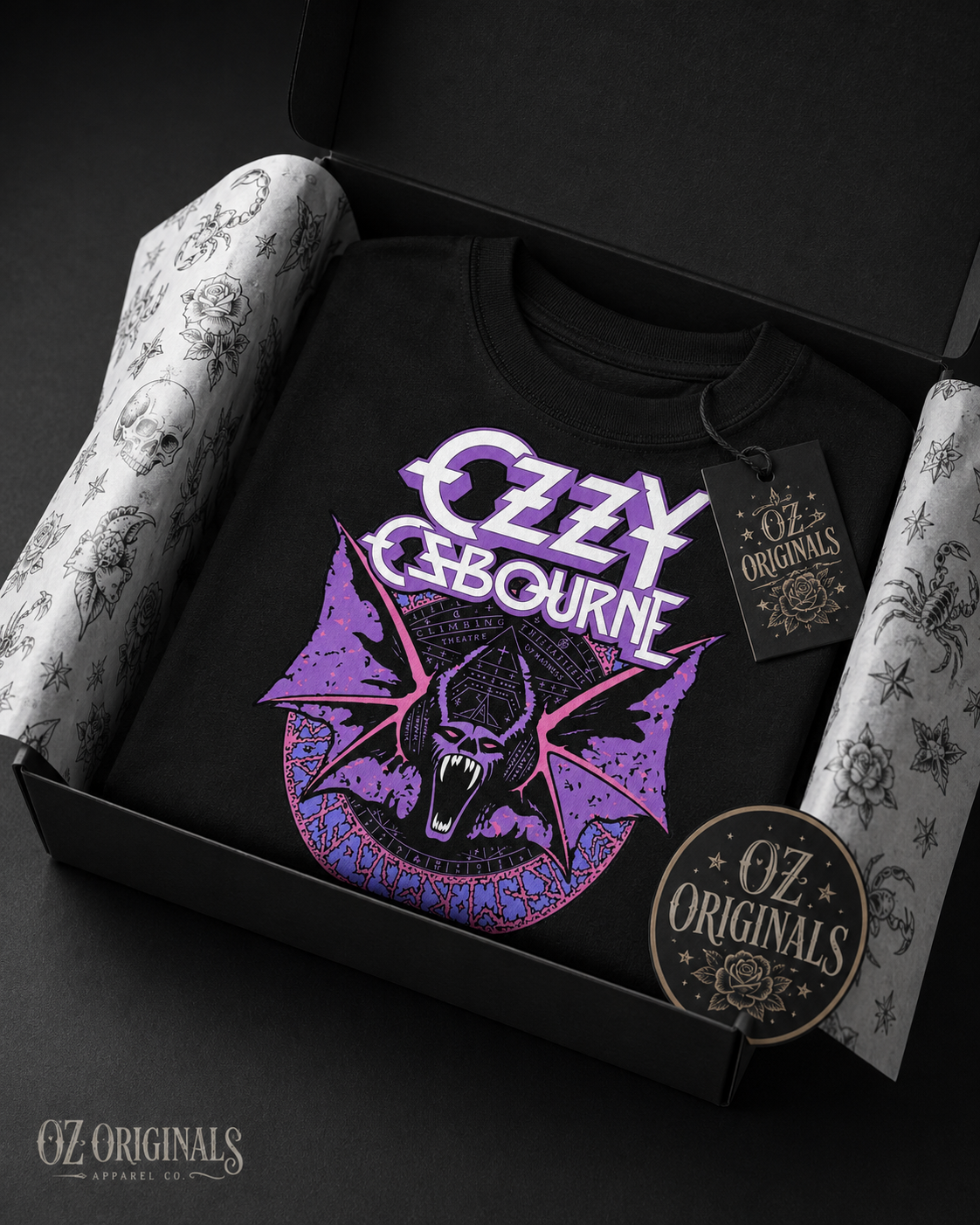 🖤 Ozzy Osbourne Inspired Baby Vest & Toddler T-Shirt | Alternative Rock Baby & Kids Tee