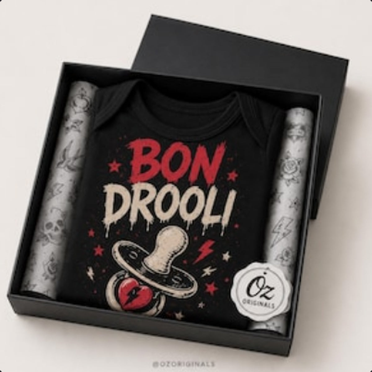 Bon Drooli Baby Vest | Bon Jovi Inspired Rock Baby Bodysuit | Alternative Baby Bands Outfit 🎸