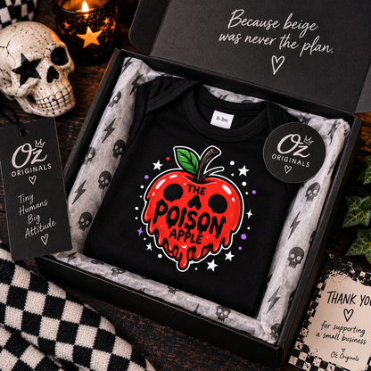 The Poison Apple Baby Vest & Toddler T-Shirt | Alternative Baby & Kids Clothing
