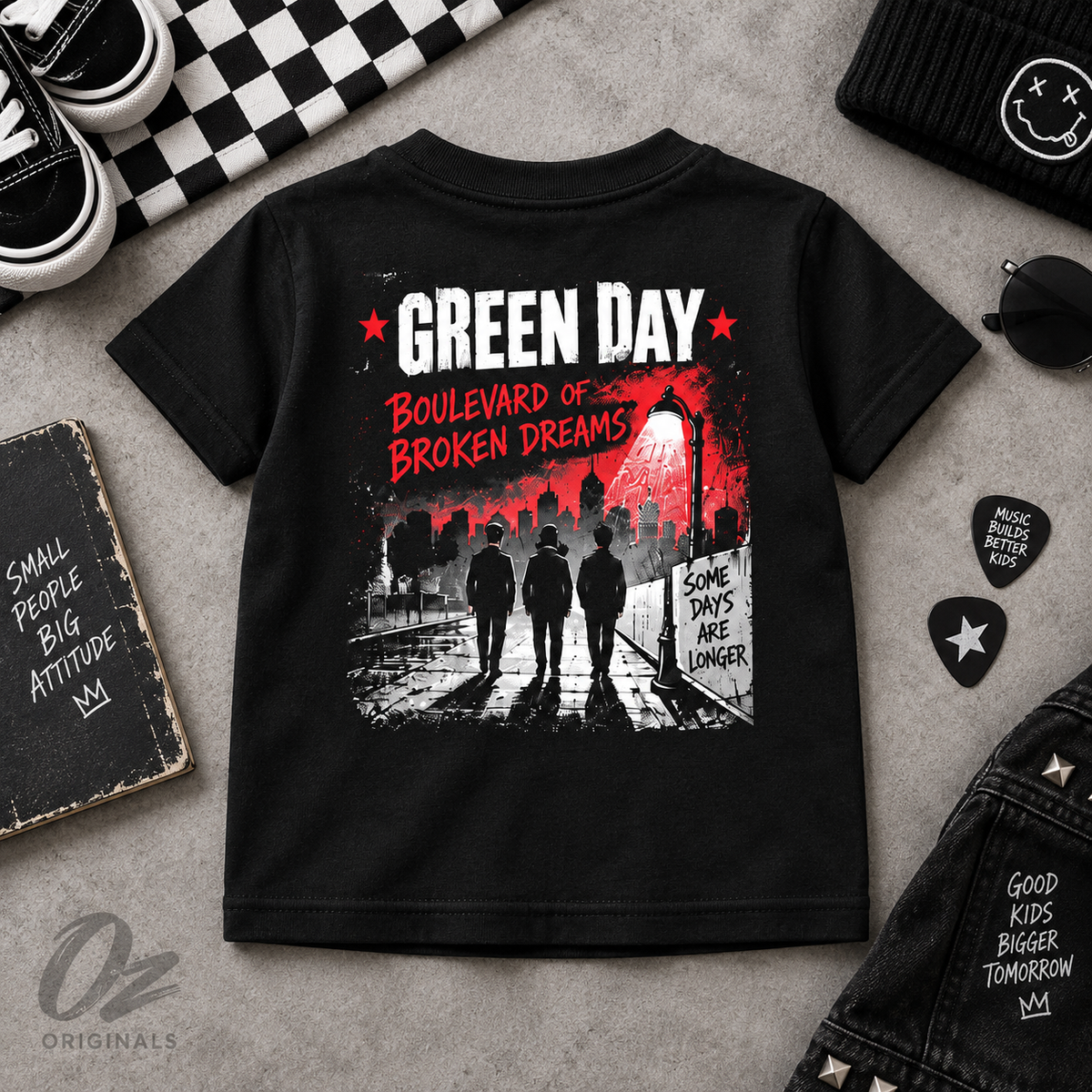 Green Day – Boulevard of Broken Dreams Toddler Tee | Baby Bands Collection