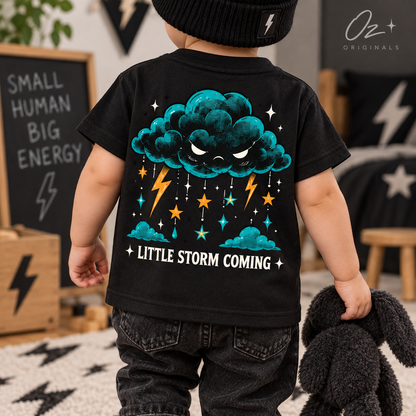 Little Storm Coming Toddler Tee | Alternative Kids T-Shirt | Ozzy Flash