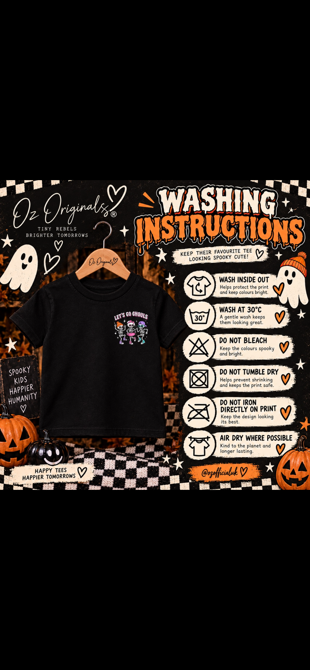 Let’s Go Ghouls Toddler Tee | Alternative Halloween Kids T-Shirt | October Oddities ☠️