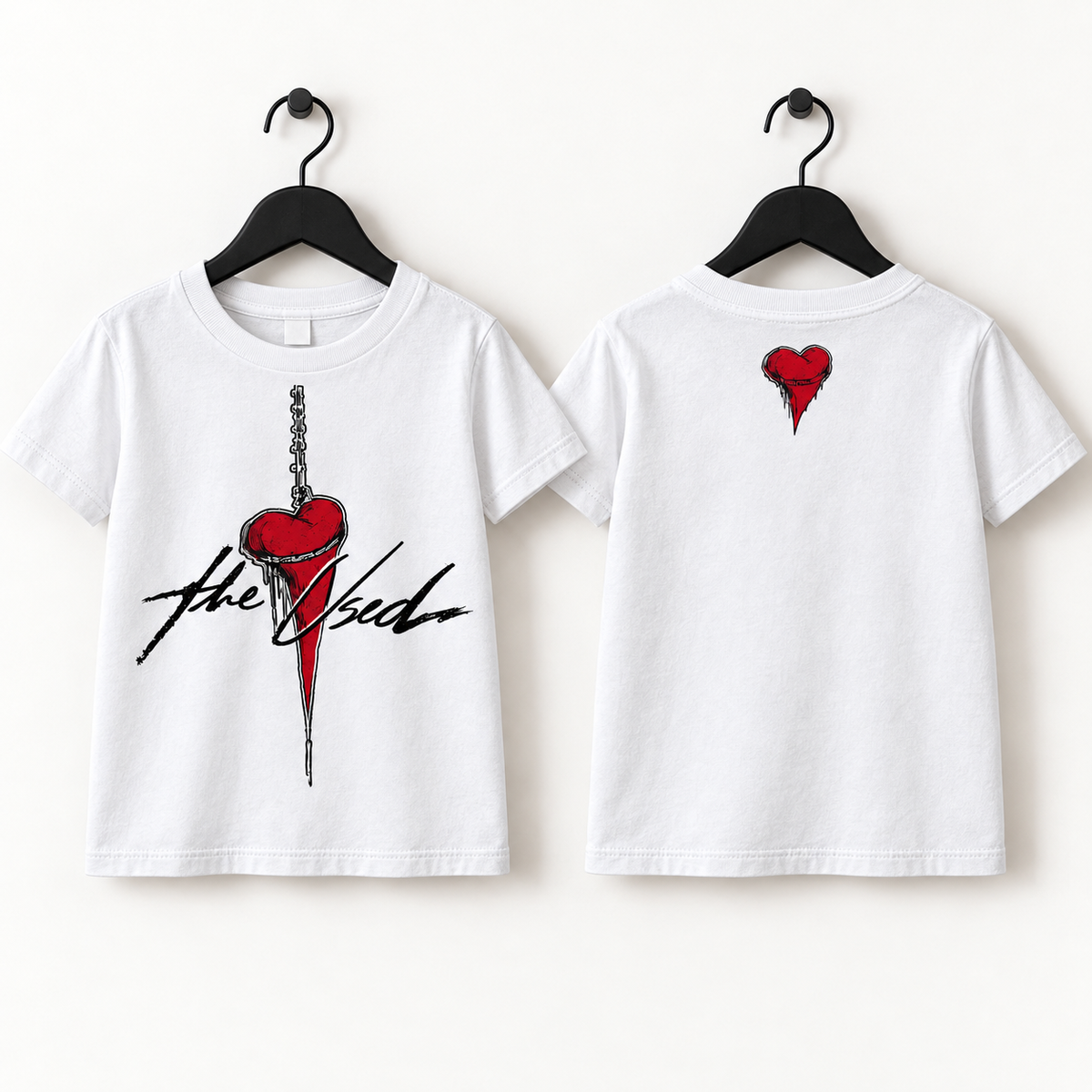 The Used Inspired Toddler T-Shirt | Alternative Kids Rock Tee | Black or White