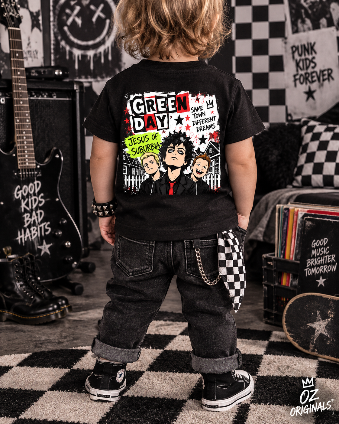Green Day Jesus of Suburbia Baby, Toddler & Kids T-Shirt | Alternative Punk Rock Baby & Children’s Tee
