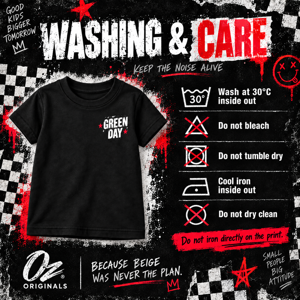 Green Day – Boulevard of Broken Dreams Toddler Tee | Baby Bands Collection
