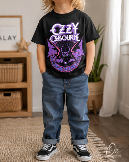 🖤 Ozzy Osbourne Inspired Baby Vest & Toddler T-Shirt | Alternative Rock Baby & Kids Tee