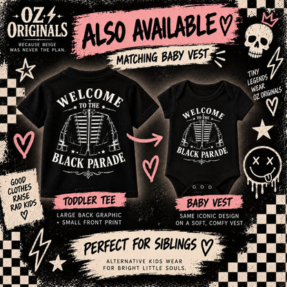 Welcome to the Black Parade Toddler T-Shirt – Oz Originals product image