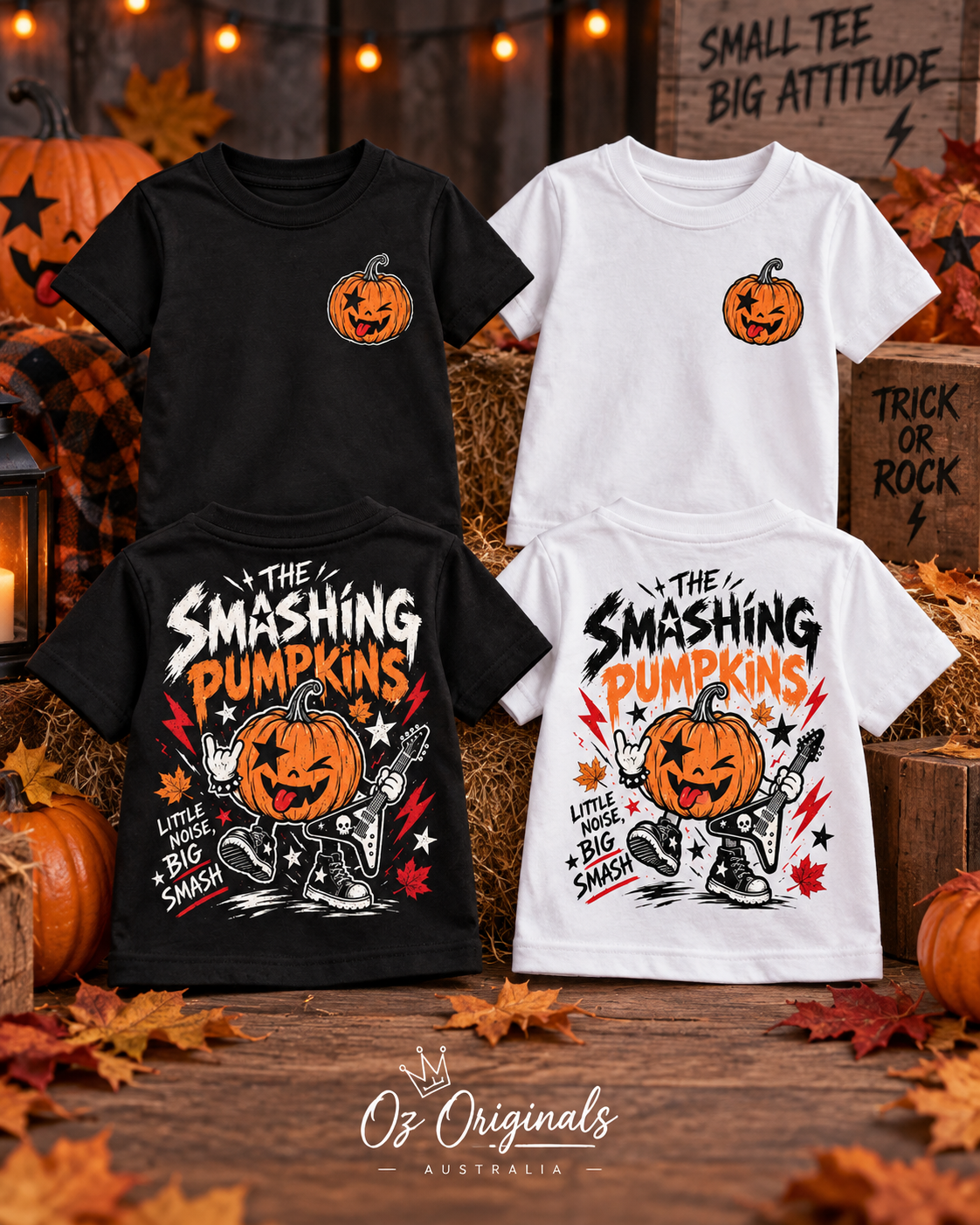 The Smashing Pumpkins Toddler & Kids Tee | Alternative Halloween Rock T-Shirt