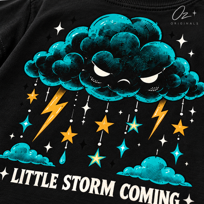 Little Storm Coming Toddler Tee | Alternative Kids T-Shirt | Ozzy Flash