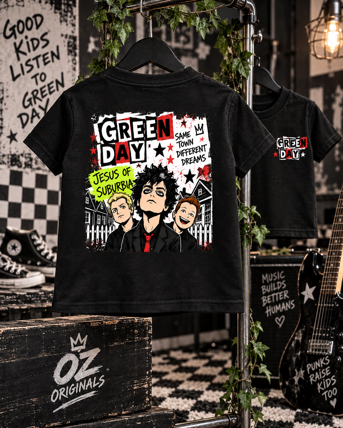 Green Day Jesus of Suburbia Baby, Toddler & Kids T-Shirt | Alternative Punk Rock Baby & Children’s Tee