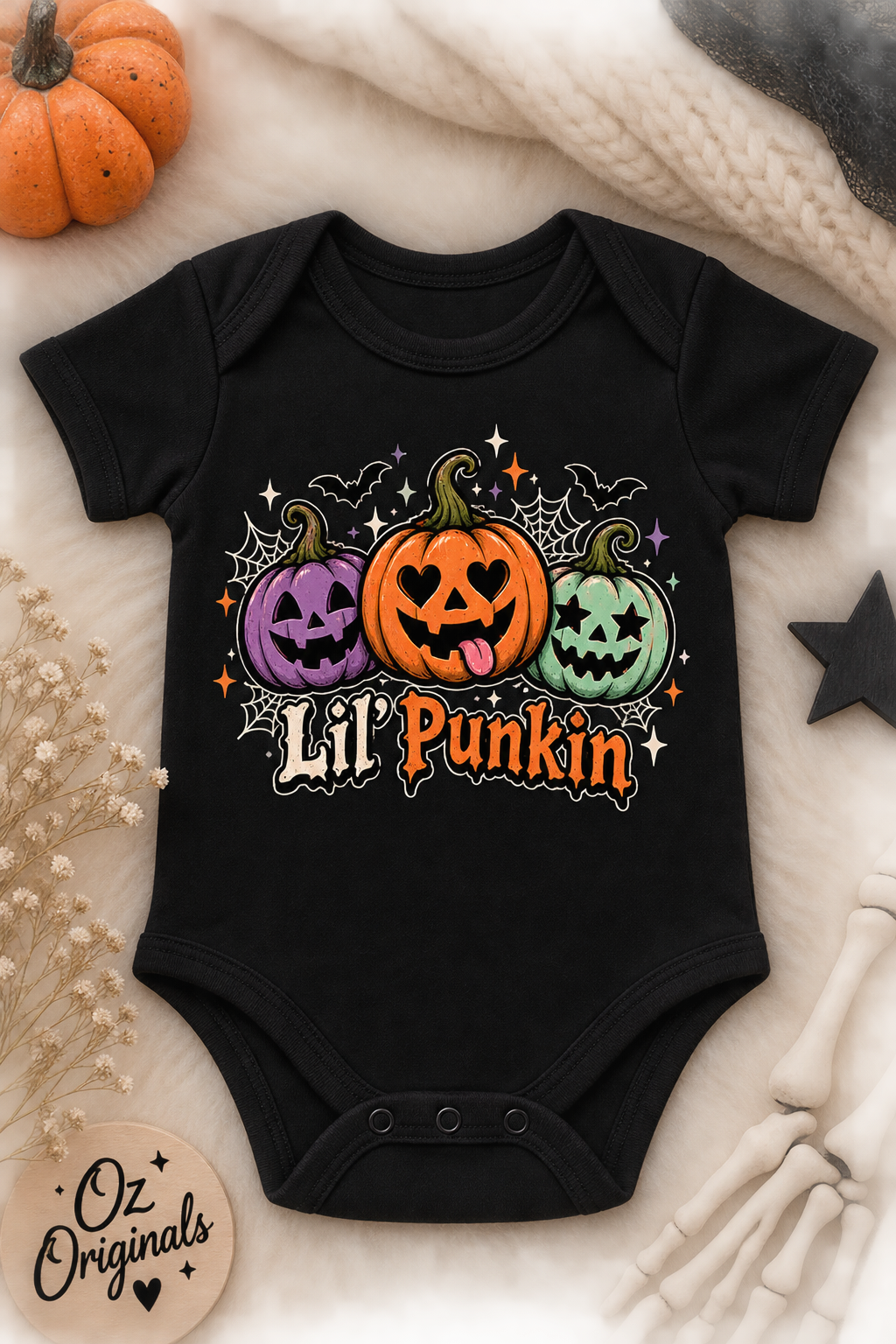Lil’ Punkin Halloween Baby Vest | October Oddities