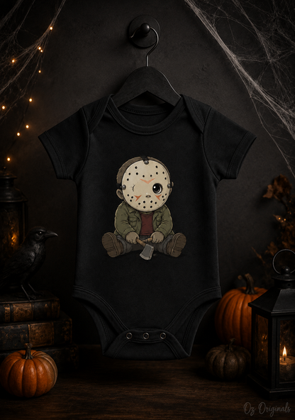 Little Horror Icons Black Baby Vest – Choose Your Character or Group