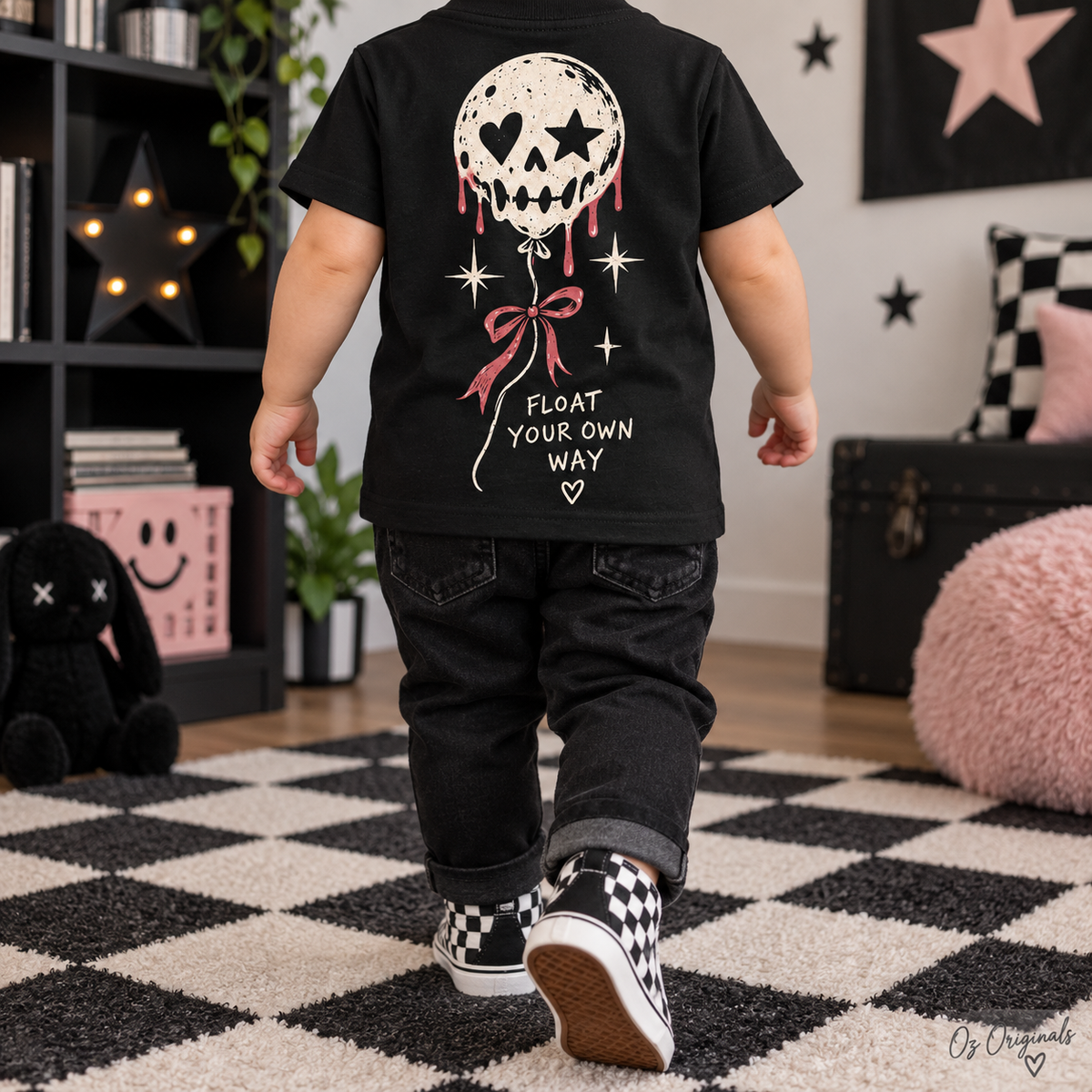 Float Your Own Way Toddler Tee | Alternative Kids T-Shirt | Ozzy Flash 🎈