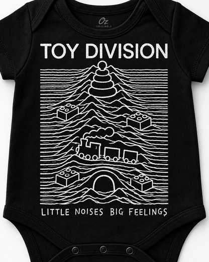 Toy Division Baby Vest | Alternative Baby Clothes | Black or White