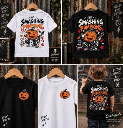 The Smashing Pumpkins Toddler & Kids Tee | Alternative Halloween Rock T-Shirt