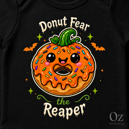 Donut Fear the Reaper Halloween Baby Vest 🍩 ☠️